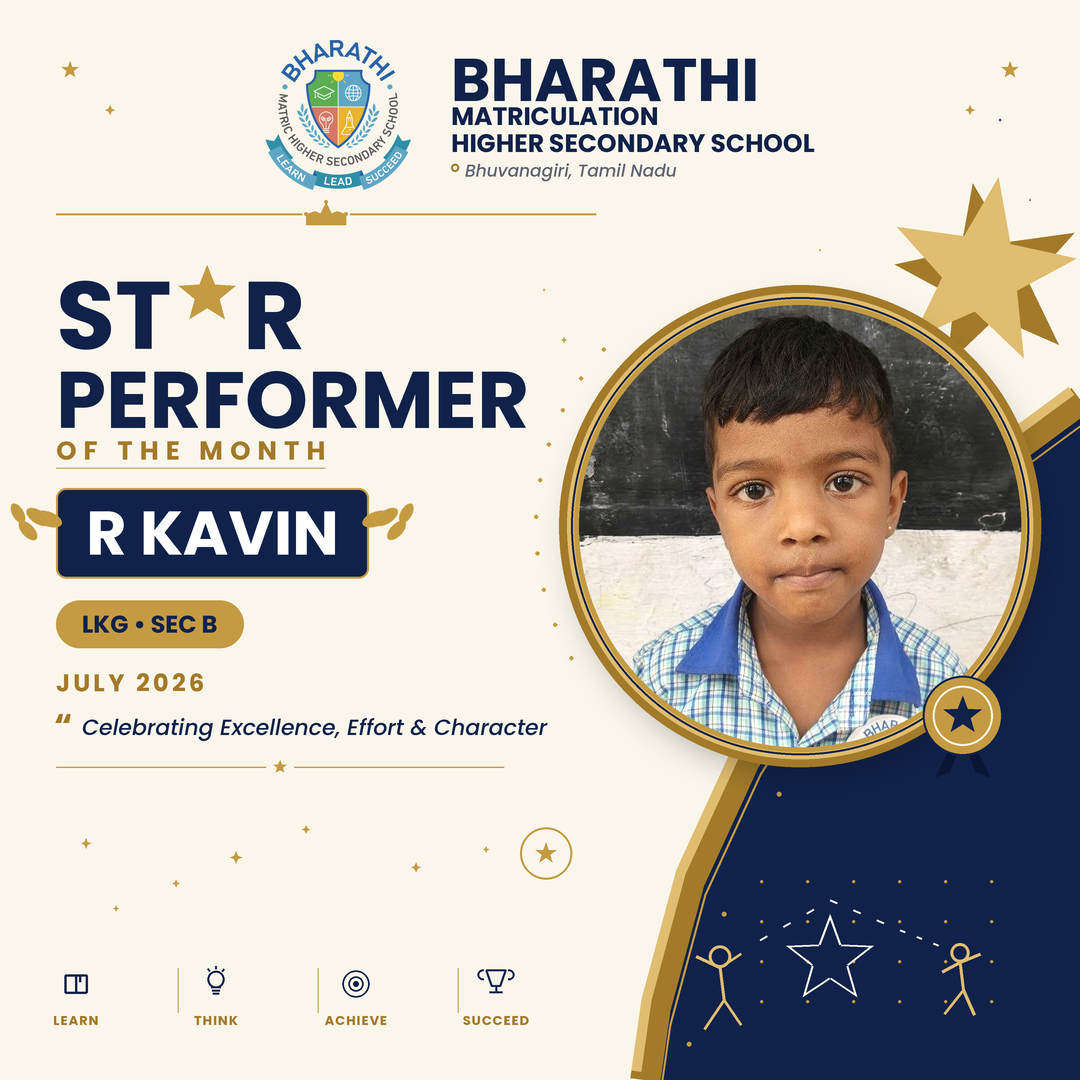 Bharathi Star Performer 1 for July 2026